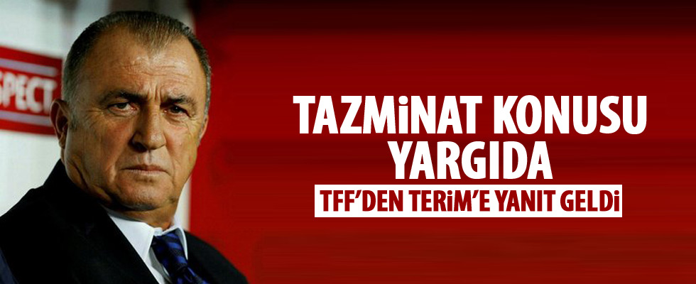 TFF'den Terim'e yanıt