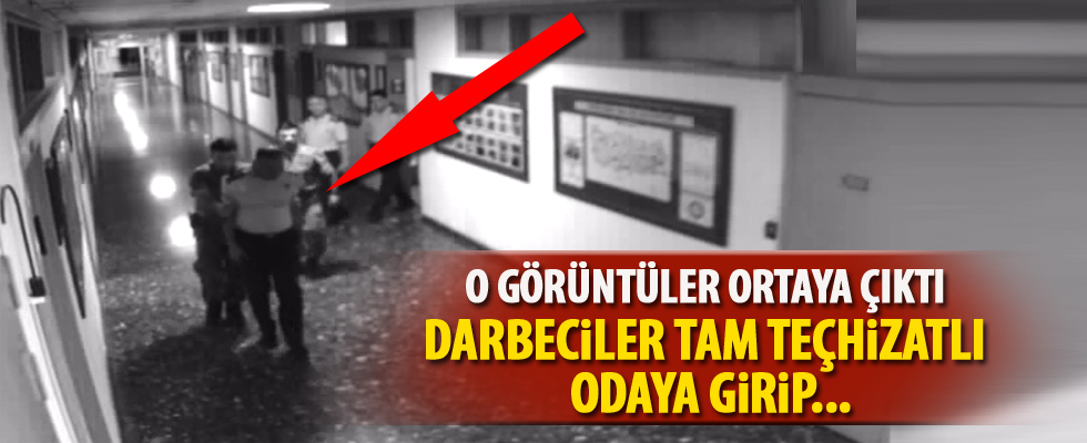 Darbecilerin Tümgeneral Gençtürk'ü derdest etme anı ortaya çıktı
