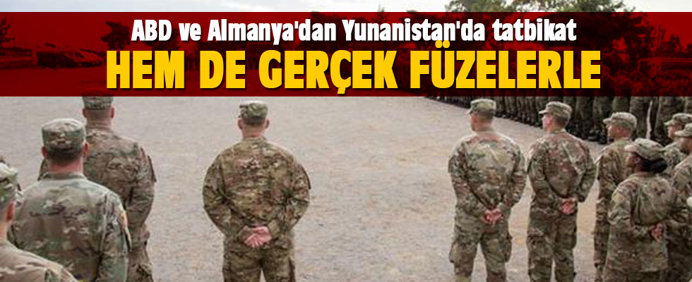 ABD ve Almanya Yunanistan'da tatbikat yapacak