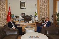 VEZIRHAN - Başkan Duymuş'tan Bursa Büyükşehir Belediye Başkanlığı'na Seçilen Başkan Aktaş'a Ziyaret