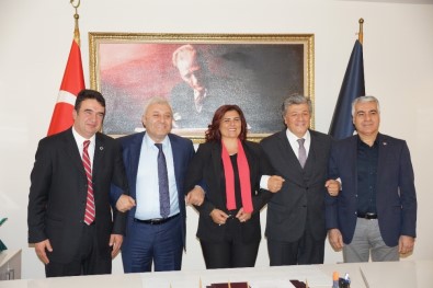 CHP'li Balbay Ve Özkan'dan Başkan Çerçioğlu'na Destek Ziyareti