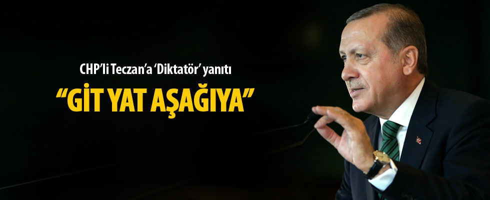 Erdoğan'dan Bülent Tezcan'a: Diktatör kalkıp da seni arar mı be?