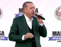 SİNCAR - Cumhurbaşkanı Erdoğan Manisa'da konuştu...