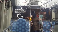 GÜNEŞLER - Isparta'da Halk Otobüsünde Şehitler İçin Anlamlı Dizeler