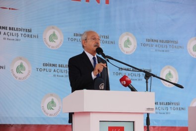 Kılıçdaroğlu, Edirne'de Katı Atık Tesisi Açılışına Katıldı