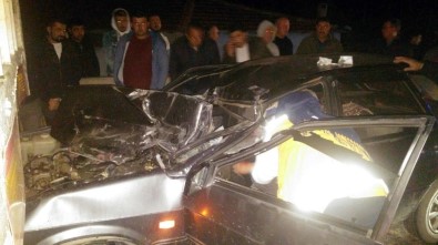 Saruhanlı'da Trafik Kazası Açıklaması 1 Yaralı