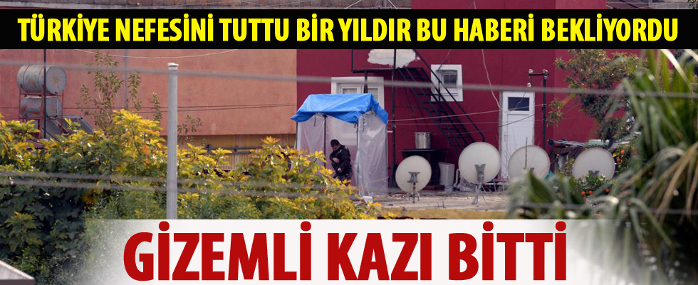 Tarsus'taki gizemli kazı sona erdi