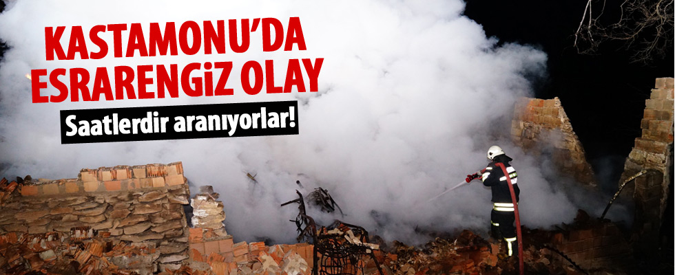 Kastamonu'da iki ev yandı: 5 kişi kayıp
