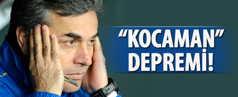 Fenerbahçe'de Aykut Kocaman depremi