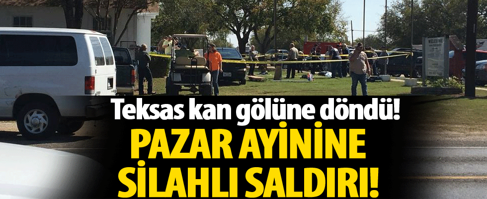 ABD'de kiliseye saldırı: En az 27 ölü 24 yaralı
