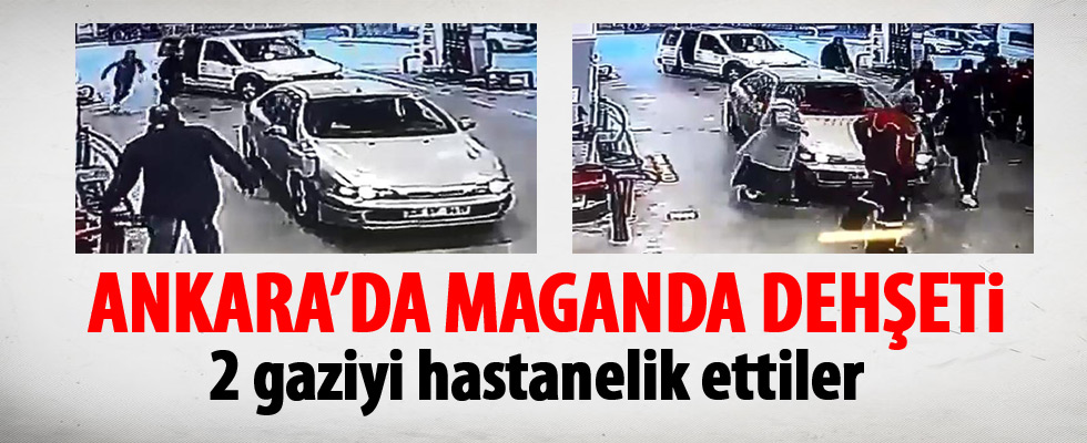 Ankara'da 2 gazi ve ailelerine maganda dehşeti