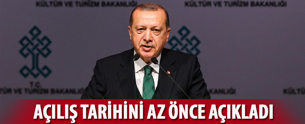 Erdoğan: Sözünü aldım, 2019'da bitecek