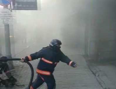 İstanbul Beşiktaş'ta yangın