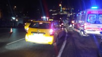 YANGIN TÜPÜ - Unkapanı Köprüsünde Kaza Yapan Araç Yandı