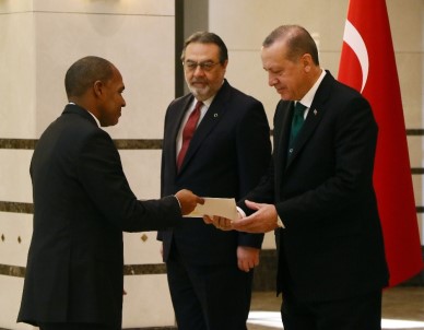 Cumhurbaşkanı Erdoğan, Küba Büyükelçisini Kabul Etti