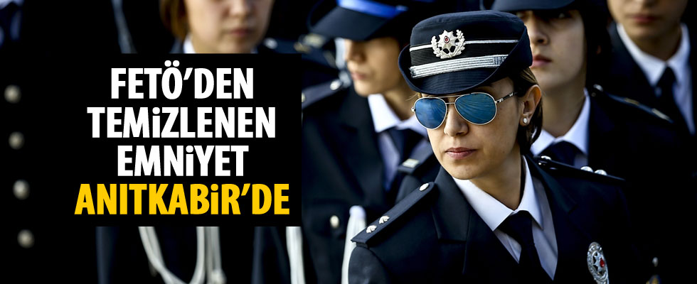 Emniyet teşkilatından Anıtkabir'e ziyaret