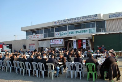 Salihli Protokolü Kamyoncu Esnafı İle Kahvaltıda Buluştu