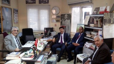 Rektör Karacoşkun Zeytin Dalı Dergisi Genel Yayın Yönetmeni Salihoğlu İle Bir Araya Geldi