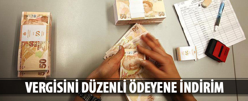 Uyumlu mükellefe vergi indirimi 1 Ocak'ta