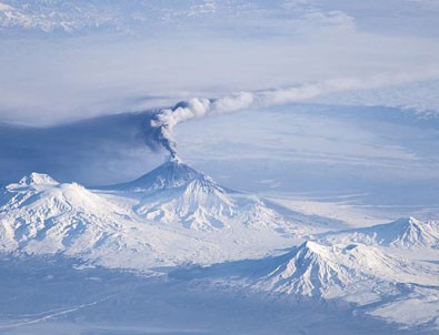 Shiveluch Yanardağı faaliyete geçti