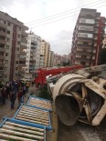 HAFRİYAT KAMYONU - Trabzon'da 24 Saat İçinde Aynı Yerde İkinci Hafriyat Kamyonu Kazası Açıklaması 2 Yaralı