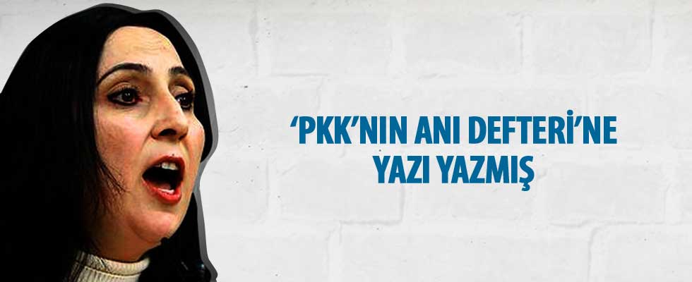 Figen Yüksekdağ, 'PKK'nın anı defteri'ne yazı yazmış