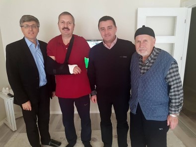 Başkan Bakıcı Hastaları Evlerinde Ziyaret Etti, Şifa Diledi