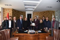 SANAL DÜNYA - Kocaeli ASKF Başkanı Aydın'dan Başkan Üzülmez'e Ziyaret