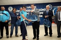 ŞÜKRÜ GÖRÜCÜ - Merkezefendi'den Engelli Spor Kulüplerine Malzeme Yardımı