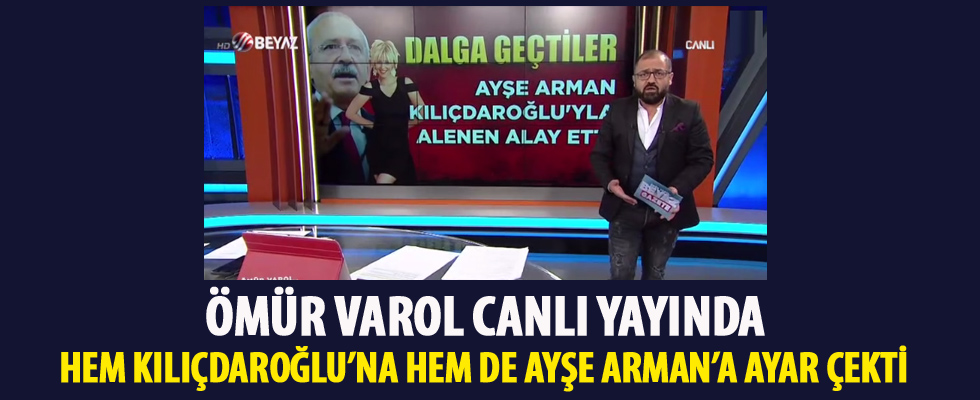 Ömür Varol canlı yayında fena bombaladı