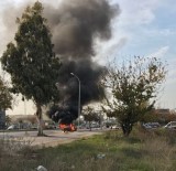 ATAKENT - Hareket Halindeki Otomobil Yandı