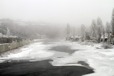 Ardahan'da Soğuk Hava Dondurdu