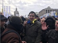 ODESSA - Saakaşvili'ye Adliye Önünde Destek Gösterisi