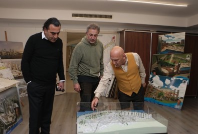 Sanatçı Mehmet Aslantuğ, Başkan Altınok Öz'e Konuk Oldu