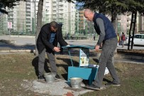 BOZÜYÜK BELEDİYESİ - Kış İçin Özel Tasarlanmış Mama Kapları Yerini Aldı