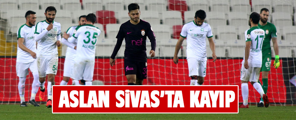 Galatasaray Sivas'ta turladı.