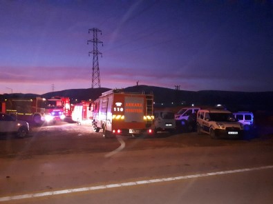 Ankara'da Göçük Alanında Göçük Açıklaması 2 Yaralı