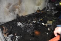 BAŞPıNAR - Dairede Çıkan Yangın Büyümeden Söndürüldü