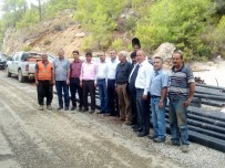 ŞEBEKE HATTI - Gazipaşa'da Dört Mahalle Suya Kavuşuyor