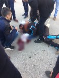 PİZZA KURYESİ - Motosikletle Otomobil Çarpıştı Açıklaması 1 Yaralı