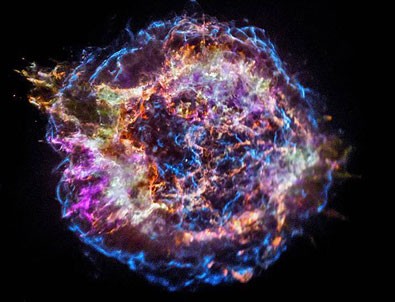 Süpernova kalıntısındaki maddelerin renk cümbüşü görüntülendi