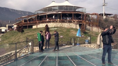 Türkiye'nin İlk Cam Terasına Turist İlgisi