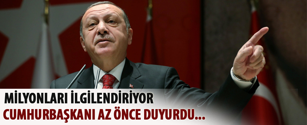 Cumhurbaşkanı Erdoğan'dan yeni istihdam seferberliği çağrısı