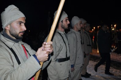 Sarıkamış Şehitleri İçin Eksi 15'Te Saygı Nöbeti