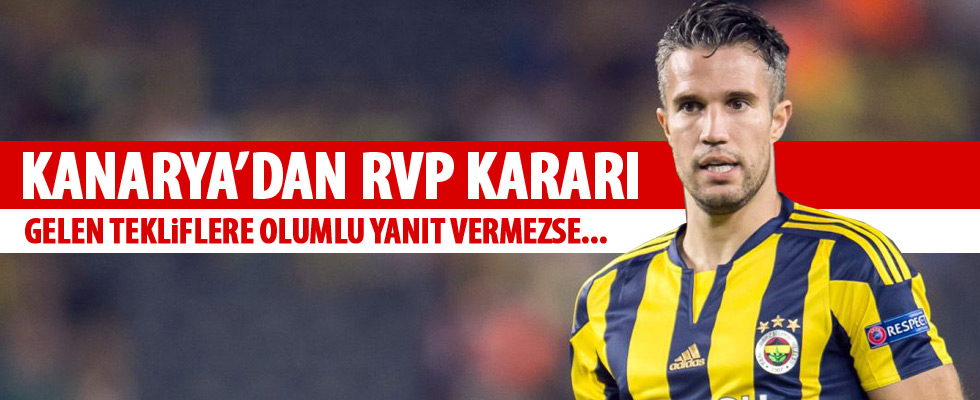 Fenerbahçe’de Robin van Persie için karar verildi!