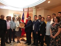 TÜRKİYE BÜYÜKELÇİLİĞİ - Gaziantepli Halıcılar Şili'yi Mercek Altına Aldı