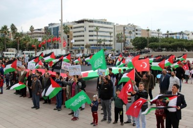 Hatay'da 'Özgür Kudüs' Yürüyüşü