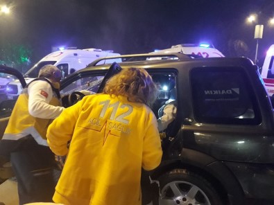 Başkent'te Trafik Kazası Açıklaması 3 Yaralı
