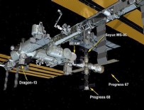 DENEY FARESİ - Dragon kapsülü ISS'ye ulaştı