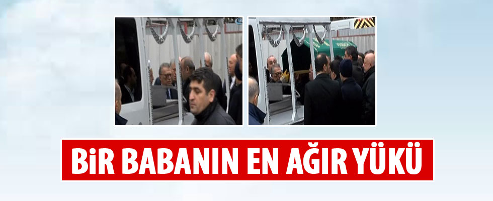 Mesut Yılmaz, oğlunun cenazesini hastaneden aldı